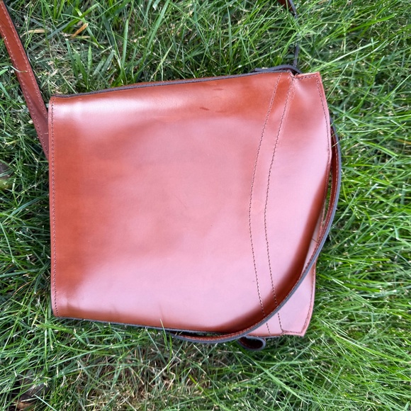 Etienne Aigner Tan Leather Crossbody Bag - Picture 7 of 7